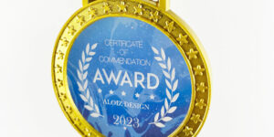 おしゃれなオリジナルクリスタルメダル制作|アロイズデザイン